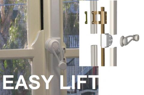 allows the heaviest sliding sash window, single hung / double hung sash windows, old wood windows - to be opened easily.