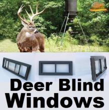 deer blind windows